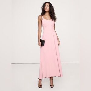 NWT! Banana Republic Stretch-Sateen Sweetheart Maxi Dress - Size 6 #818096